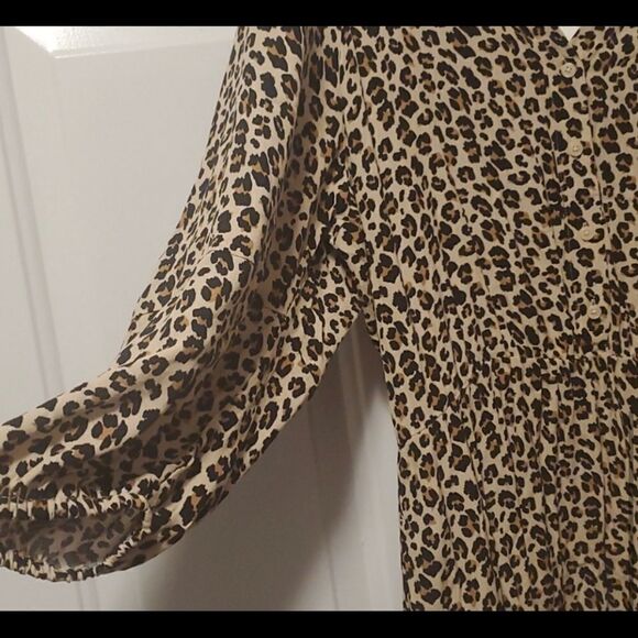 Banana Republic NWT leopard print dress C29 - Picture 5 of 8